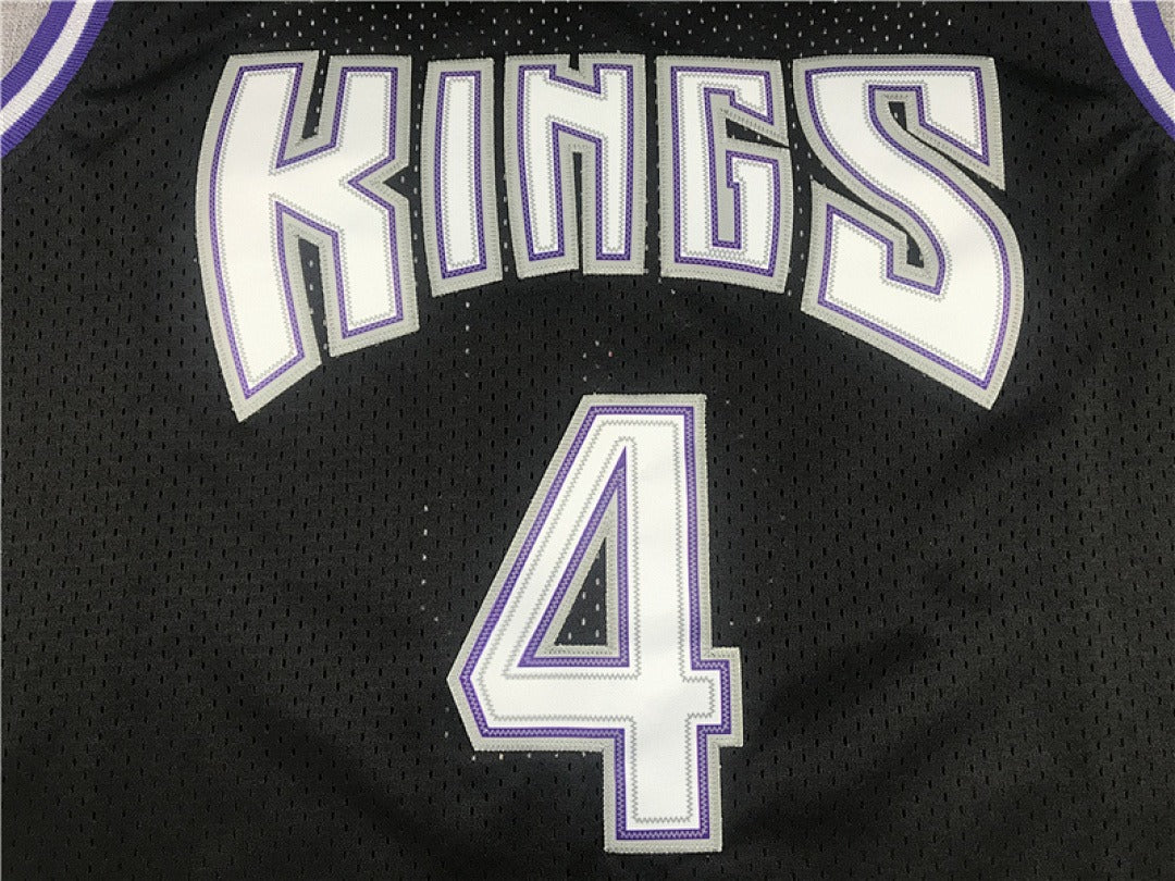 Sacramento Kings Webber #4 NBA Retro Embroidered Jersey – Sizes S-XXXL