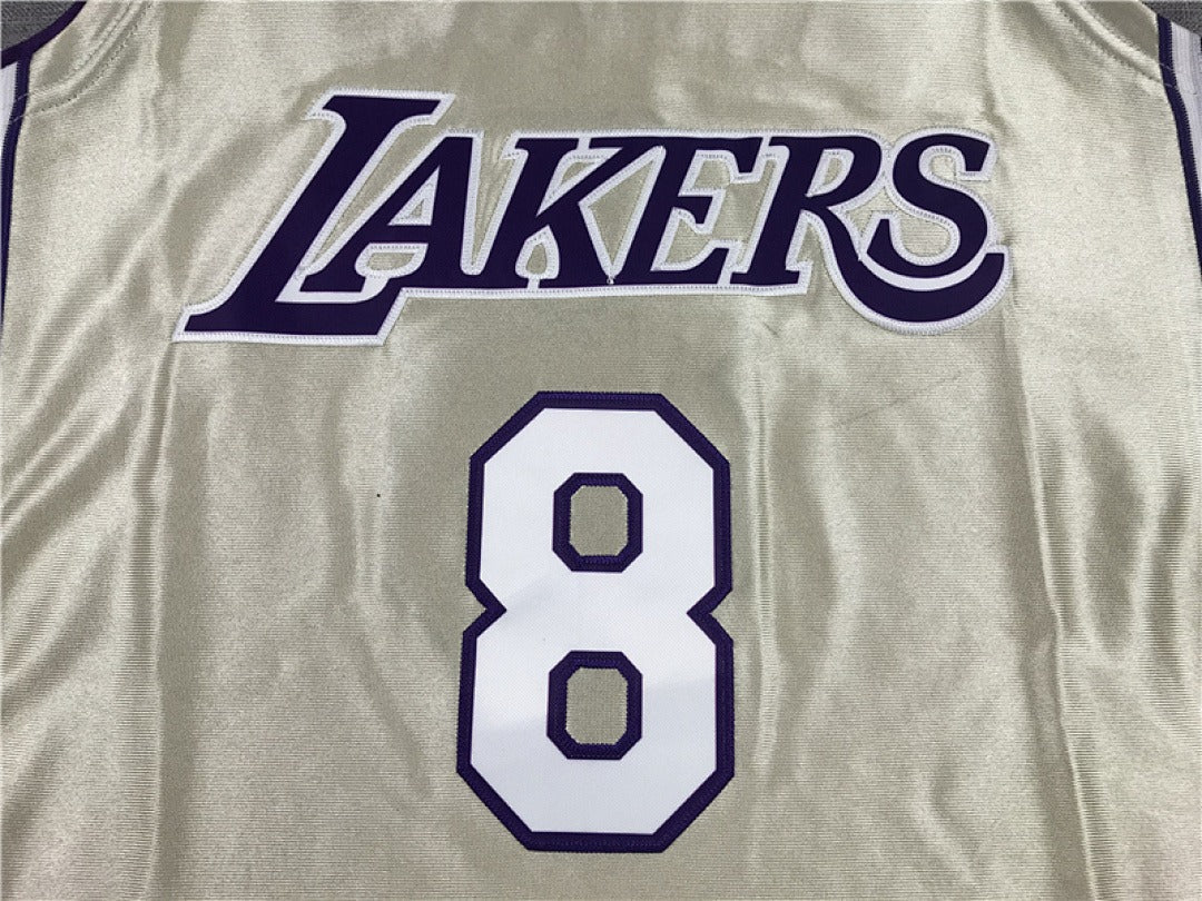 NBA Retro Los Angeles Lakers Kobe Bryant Hall of Fame Jersey #8