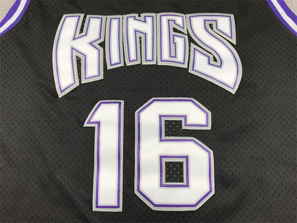 Sacramento Kings Stojakovic #16 NBA Retro Embroidered Jersey – Sizes S-XXXL