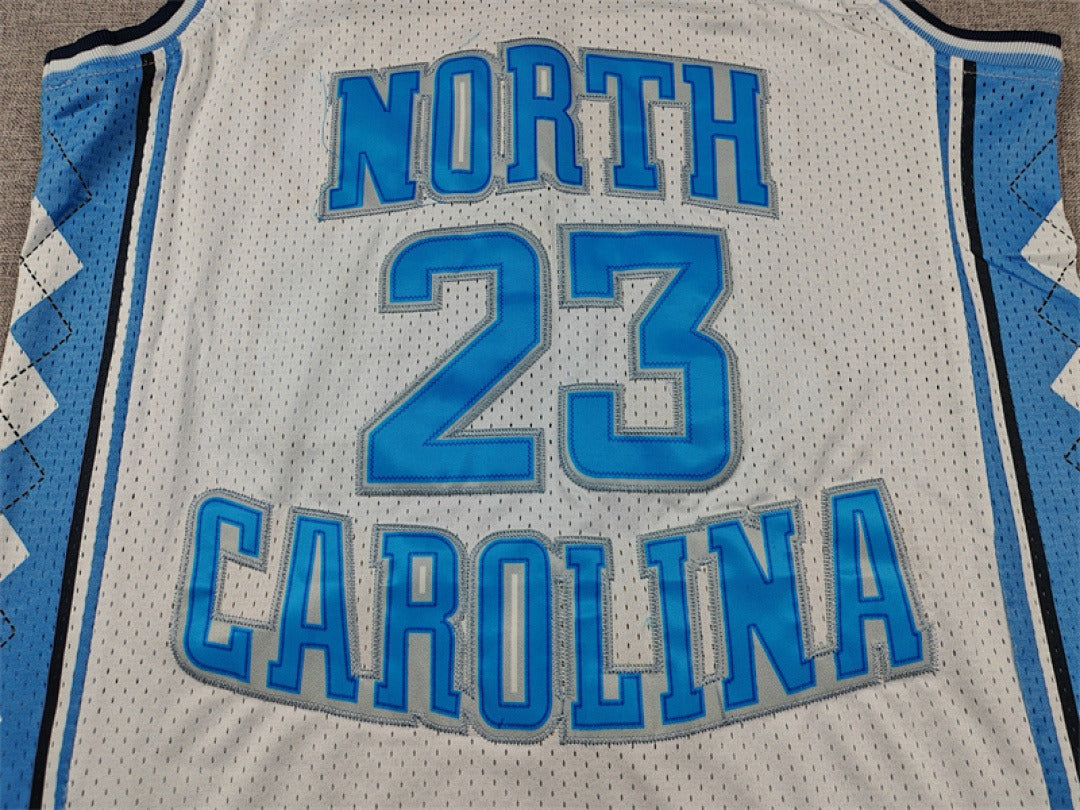North Carolina Tar Heels Michael Jordan #23 NCAA Retro Embroidered Jersey – Sizes S-XXXL