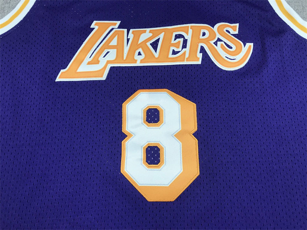 Los Angeles Lakers Kobe Bryant #8 NBA Retro Embroidered Jersey – Sizes S-XXXL