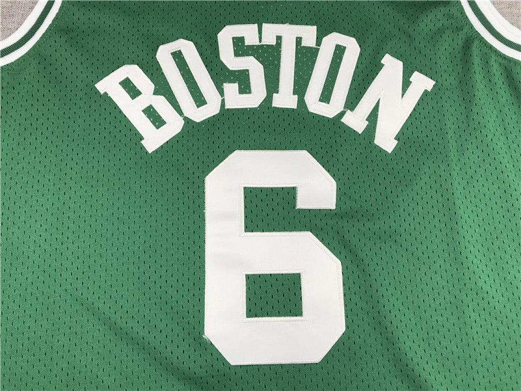 NBA Retro Celtics #6 Jersey