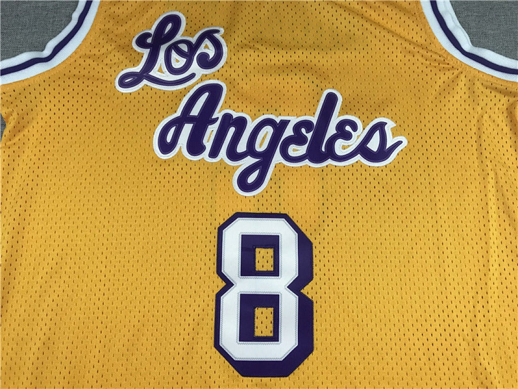 Los Angeles Lakers Kobe Bryant #8 NBA Retro Embroidered Jersey – Sizes S-XXXL