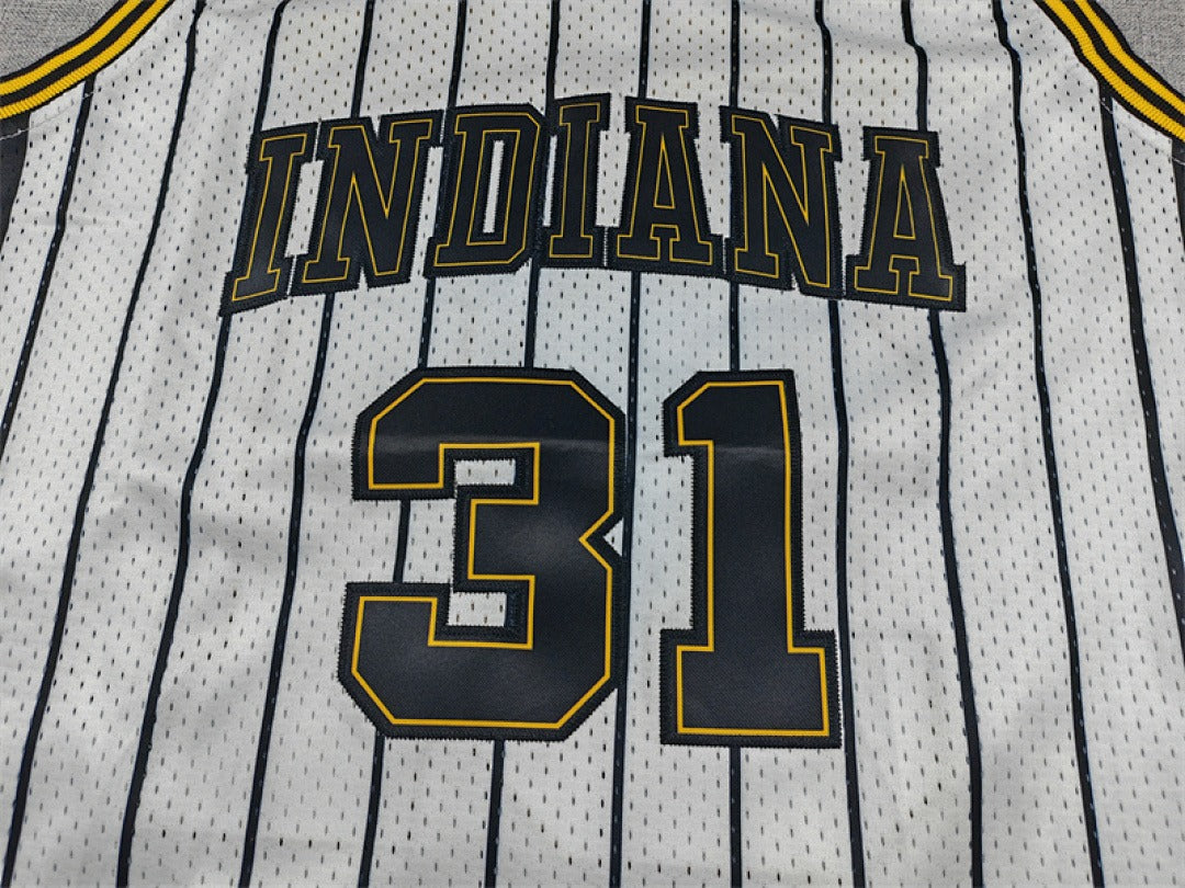 Reggie Miller #31 Indiana Pacers NBA Retro Embroidered Jersey