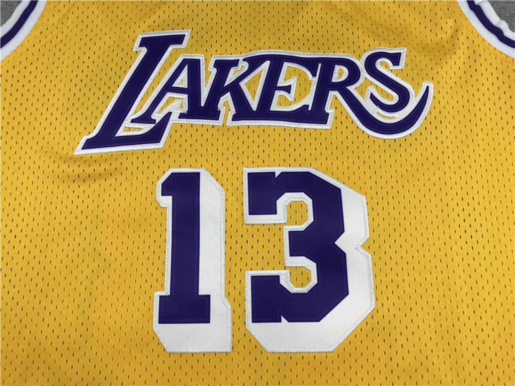 Wilt Chamberlain #13 Los Angeles Lakers NBA Retro Embroidered Jersey – Sizes S-XXXL