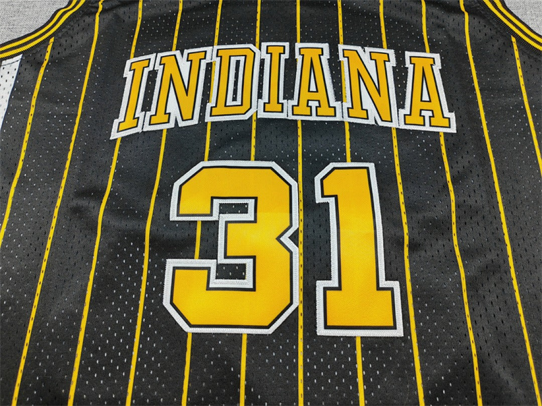 Reggie Miller #31 Indiana Pacers NBA Retro Embroidered Jersey