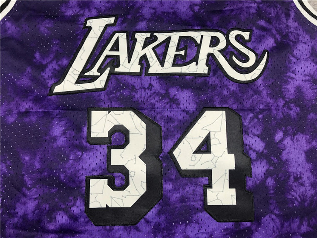 Shaquille O'Neal #34 Los Angeles Lakers NBA Retro Embroidered Jersey – Sizes S-XXXL