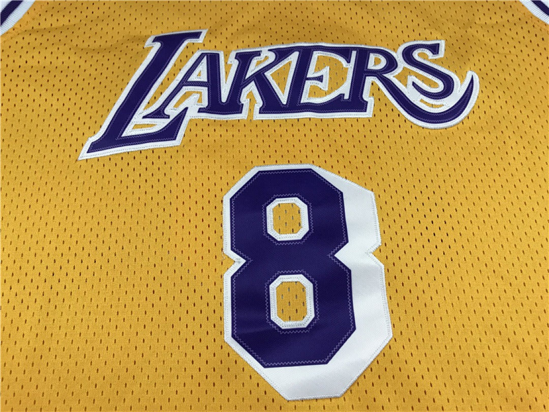 Los Angeles Lakers Kobe Bryant #8 NBA Retro Embroidered Jersey – Sizes S-XXXL