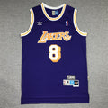 Los Angeles Lakers Kobe Bryant #8 NBA Retro Embroidered Jersey – Sizes S-XXXL