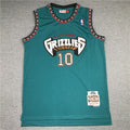 Mike Bibby #10 Memphis Grizzlies NBA Retro Embroidered Jersey – Sizes S-XXXL