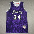 Shaquille O'Neal #34 Los Angeles Lakers NBA Retro Embroidered Jersey – Sizes S-XXXL