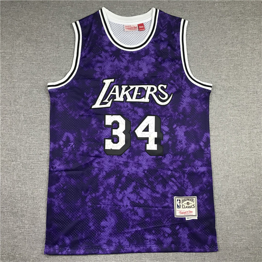 Shaquille O'Neal #34 Los Angeles Lakers NBA Retro Embroidered Jersey – Sizes S-XXXL