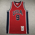 1984 Olympics USA Basketball #9 Retro Embroidered Jersey – Sizes S-XXXL