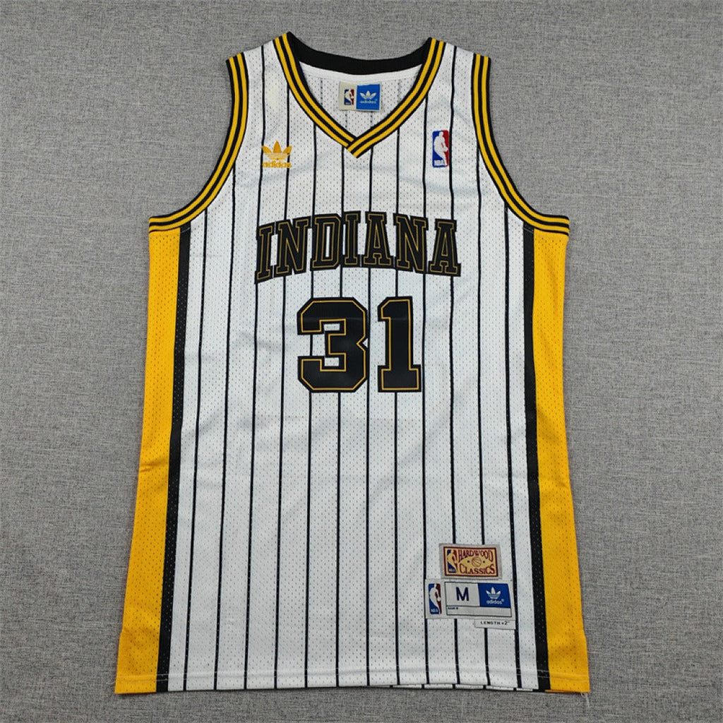 Reggie Miller #31 Indiana Pacers NBA Retro Embroidered Jersey