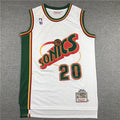 Seattle SuperSonics Gary Payton #20 NBA Retro Embroidered Jersey – Sizes S-XXXL